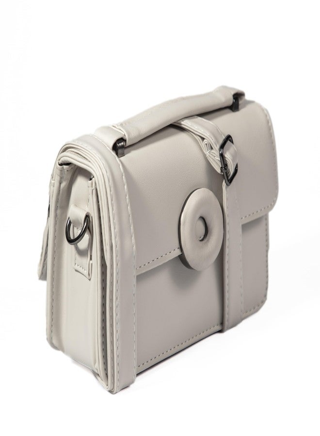 Heartbeat Crossbody Sling Bag for Women | Stylish crossbody sling bag for girls/women (Beige/Off White) - Image 2